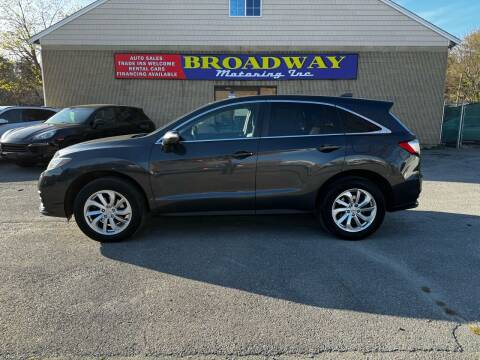 2016 Acura RDX for sale at Broadway Motoring Inc. in Ayer MA
