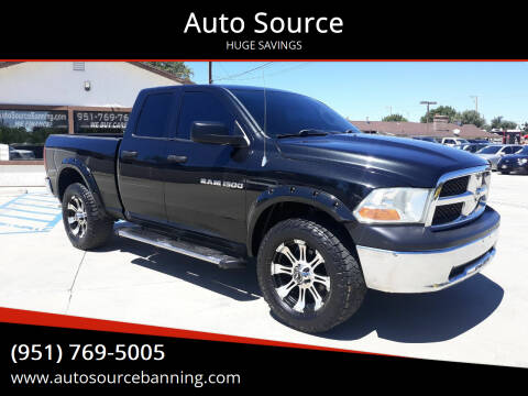 2011 RAM 1500 for sale at Auto Source in Banning CA