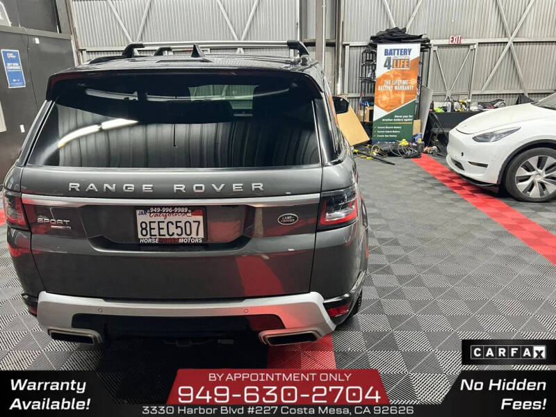 2018 Land Rover Range Rover Sport HSE