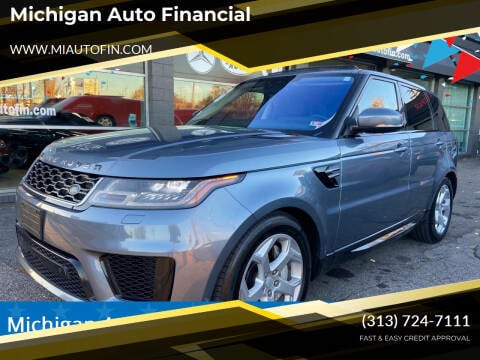 2018 Land Rover Range Rover Sport for sale at Michigan Auto Financial in Dearborn MI