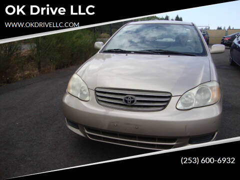 2004 Toyota Corolla for sale at OK Drive LLC in Federal Way WA