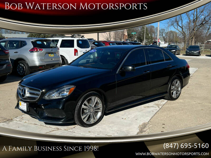 2014 Mercedes-Benz E-Class for sale at Bob Waterson Motorsports in South Elgin IL