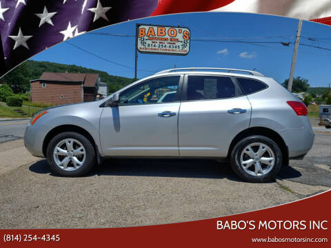2010 Nissan Rogue for sale at BABO'S MOTORS INC in Johnstown PA