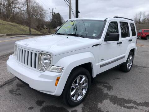 2012 Jeep Liberty for sale at SARRACINO AUTO SALES INC in Burgettstown PA