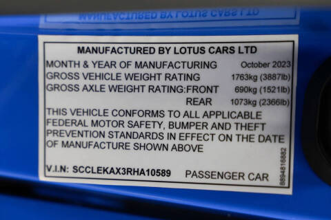 2024 Lotus Emira V6 First Edition