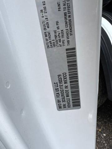 2026 RAM ProMaster