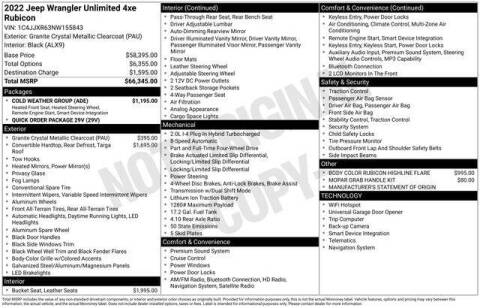 2022 Jeep Wrangler Unlimited Rubicon 4xe