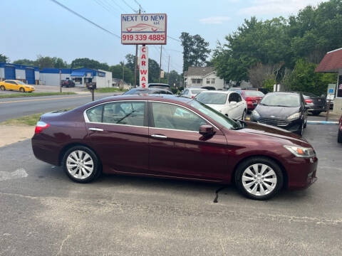 2014 Honda Accord for sale at Next to New in Oxford NC