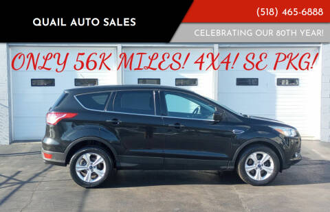 2014 Ford Escape for sale at Quail Auto Sales in Albany NY
