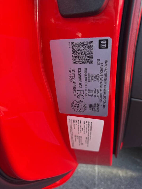 2024 Chevrolet Corvette Stingray