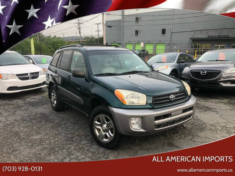 2002 Toyota RAV4 for sale at All American Imports in Alexandria VA