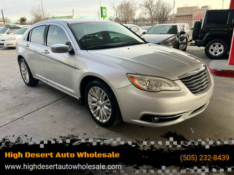 2011 Chrysler 200 for sale at High Desert Auto Wholesale in Albuquerque NM