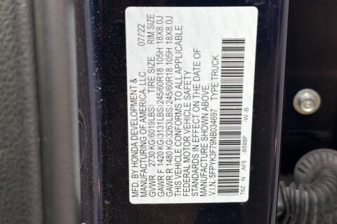 2022 Honda Ridgeline RTL-E