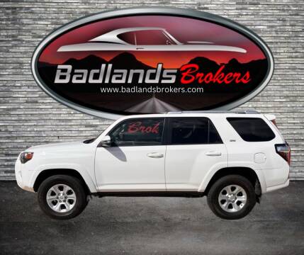 2018 Toyota 4Runner for sale at Badlands Brokers in Rapid City SD