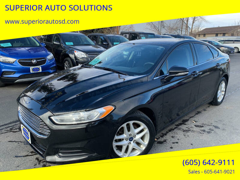 2013 Ford Fusion for sale at SUPERIOR AUTO SOLUTIONS in Spearfish SD