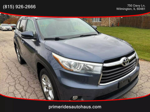 2014 Toyota Highlander for sale at Prime Rides Autohaus in Wilmington IL