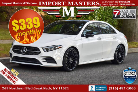 2020 Mercedes-Benz A-Class for sale at Import Masters in Great Neck NY