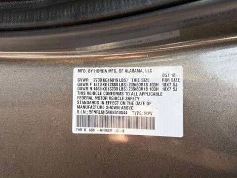 2019 Honda Odyssey EX