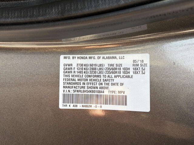 2019 Honda Odyssey EX