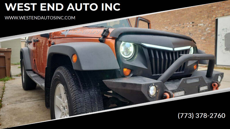 2010 Jeep Wrangler Unlimited for sale at WEST END AUTO INC in Chicago IL