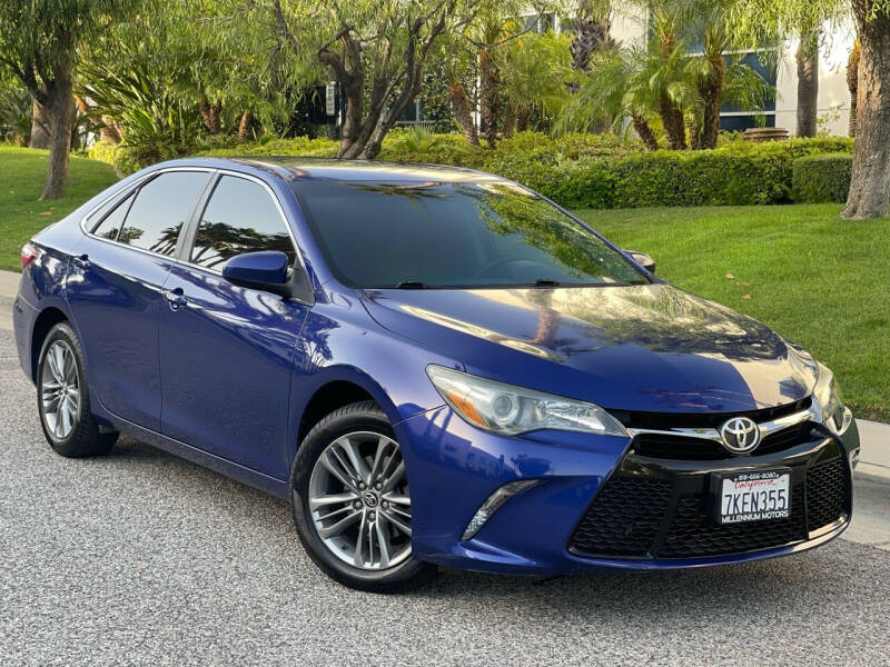 2015 Toyota Camry for sale at MILLENNIUM MOTORS in Van Nuys CA