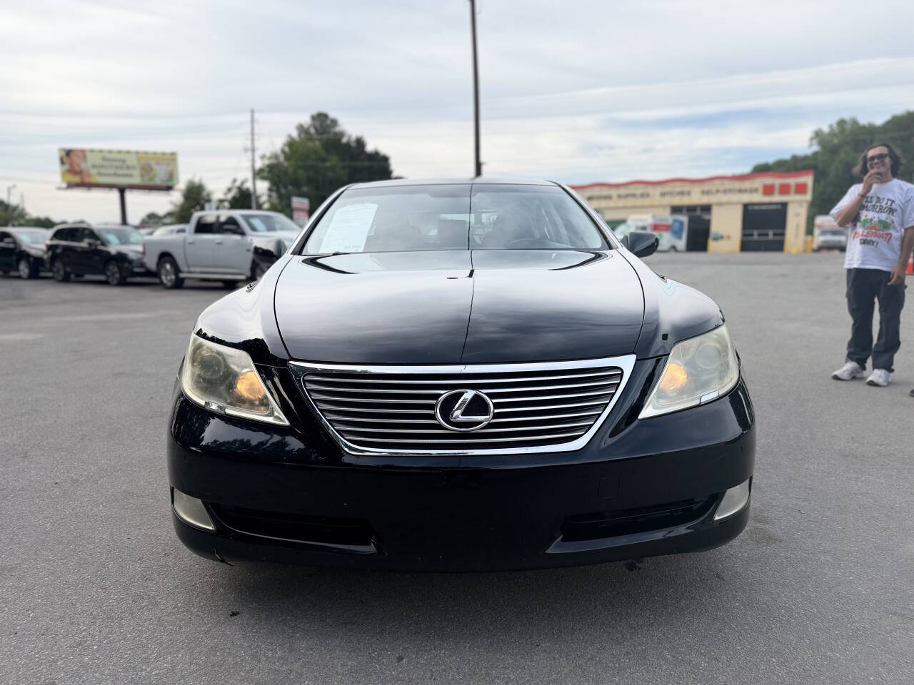 Black 2007 Lexus LS 460 L L 4dr Sedan 2