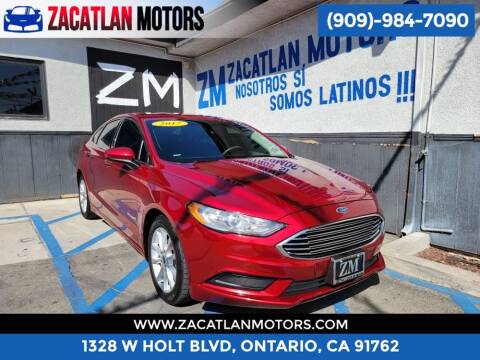 2017 Ford Fusion Hybrid for sale at Ontario Auto Square in Ontario CA