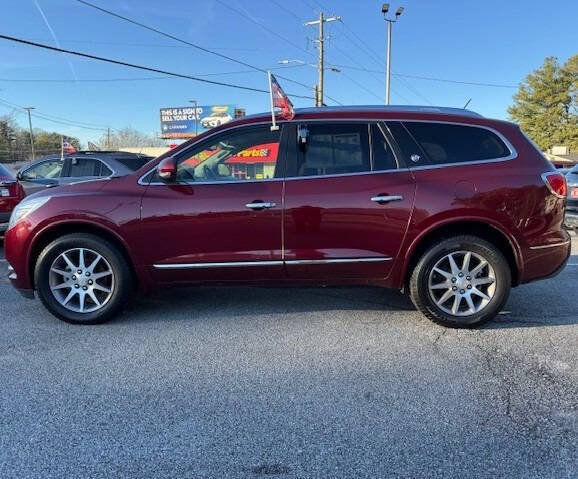 Dk. Red 2015 Buick Enclave Leather Leather 4dr Crossover 2