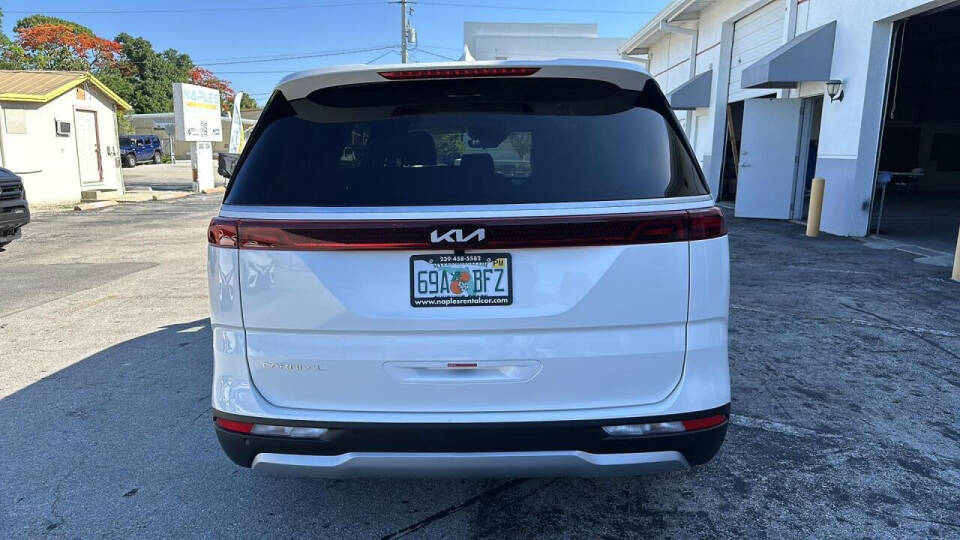 2024 Kia Carnival for sale at The Rock Fleet MGMT LLC in Naples, FL