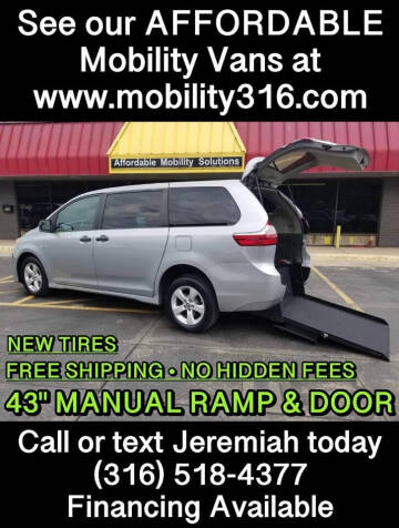 2019 Toyota Sienna for sale at Affordable Mobility Solutions, LLC - Mobility/Wheelchair Accessible Inventory-Wichita in Wichita KS