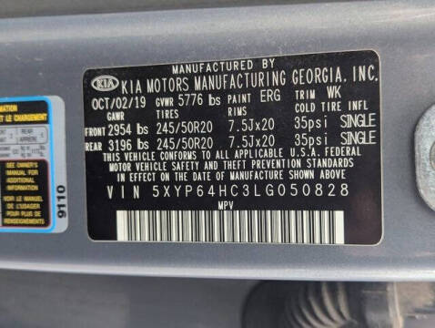 2020 Kia Telluride S