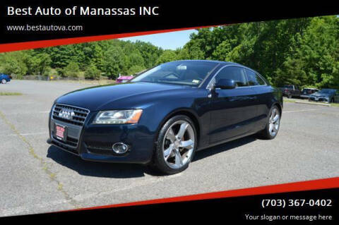 2010 Audi A5 for sale at Best Auto of Manassas INC in Manassas VA