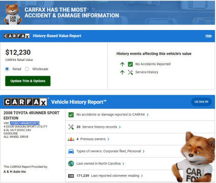2008 Toyota 4Runner Sport Edition