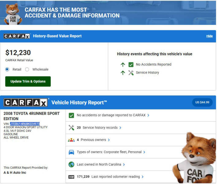 2008 Toyota 4Runner Sport Edition