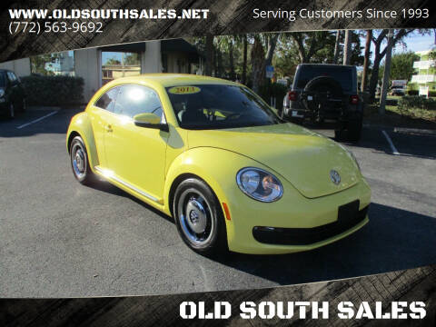 2013 Volkswagen Beetle for sale at OLD SOUTH SALES in Vero Beach FL