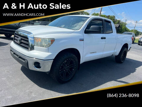 2008 Toyota Tundra for sale at A & H Auto Sales in Greenville SC