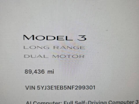 2022 Tesla Model 3 Long Range