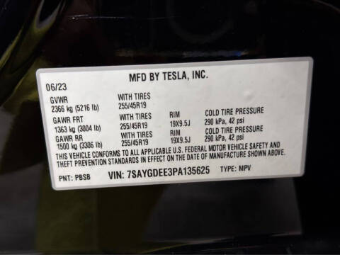 2023 Tesla Model Y Long Range