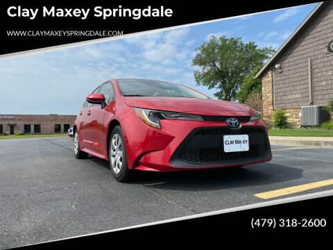 2020 Toyota Corolla for sale at Clay Maxey Springdale in Springdale AR