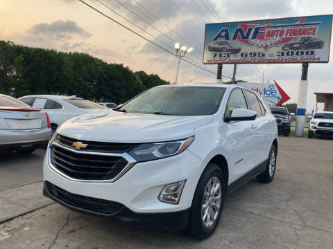 2020 Chevrolet Equinox for sale at ANF AUTO FINANCE in Houston TX