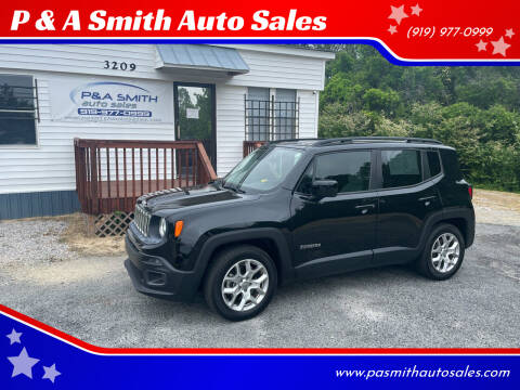 2015 Jeep Renegade for sale at P & A Smith Auto Sales in Garner NC