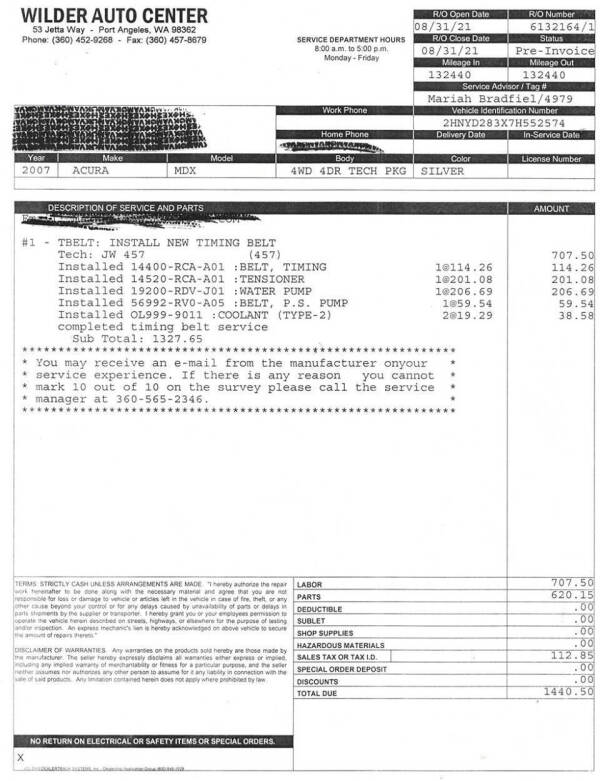 2007 Acura MDX SH-AWD w/Tech