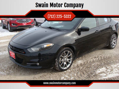 2015 Dodge Dart for sale at Swain Motor Company in Cherokee IA