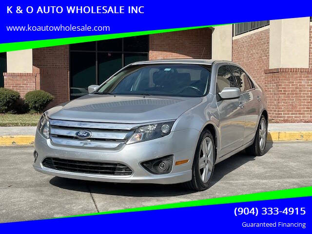 2011 Ford Fusion for sale at K & O AUTO WHOLESALE INC in Jacksonville FL