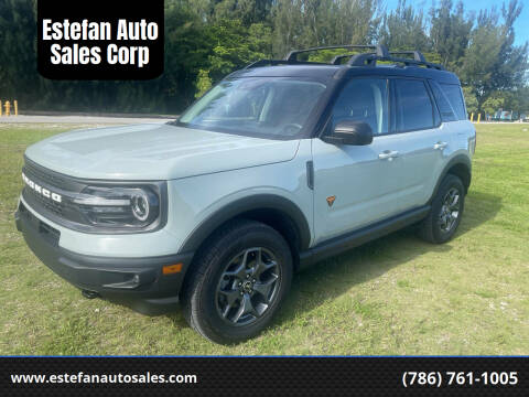 2021 Ford Bronco Sport for sale at Estefan Auto Sales Corp in Hialeah FL