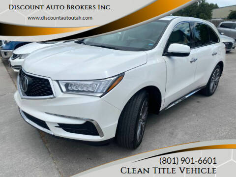 2019 Acura MDX for sale at Discount Auto Brokers Inc. in Lehi UT
