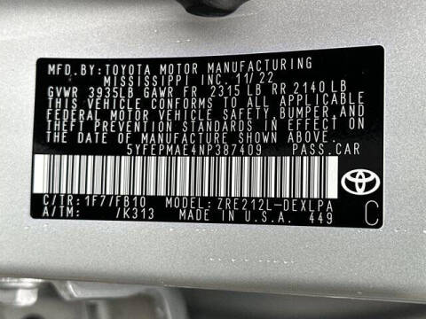 2022 Toyota Corolla LE