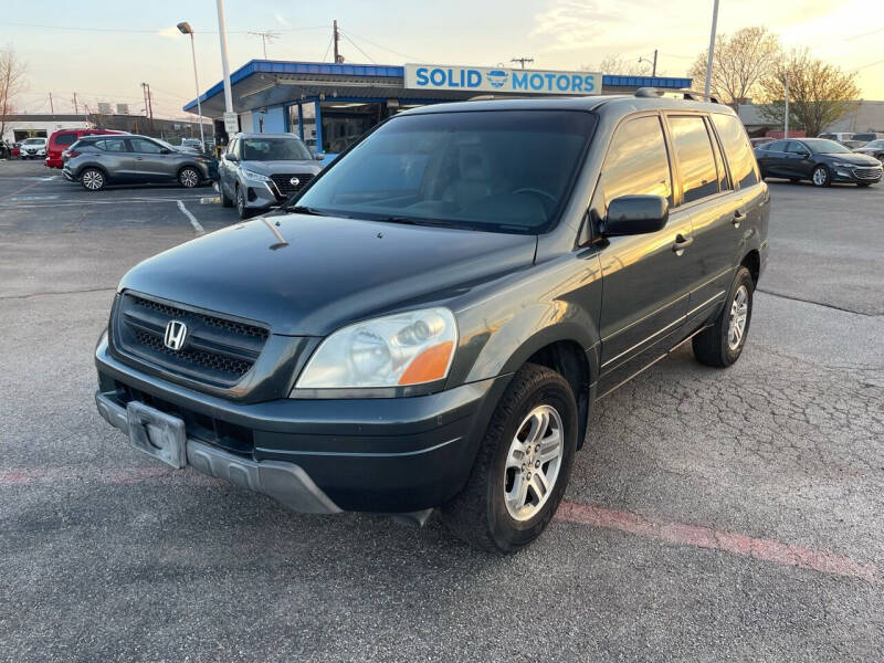 2005 Honda Pilot for sale at SOLID MOTORS LLC in Garland TX