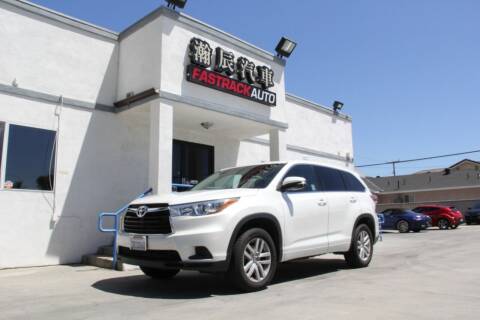 2016 Toyota Highlander for sale at Fastrack Auto Inc in Rosemead CA