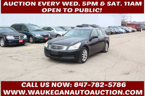 2008 Infiniti G35 for sale at Waukegan Auto Auction in Waukegan IL